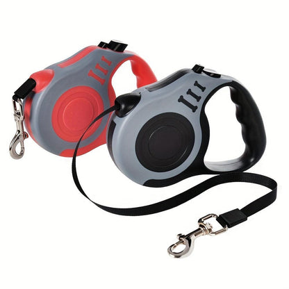 Premium Heavy-Duty Dual-Button Retractable Dog Leash – Comfortable Grip & Smooth Extension for Reliable Control