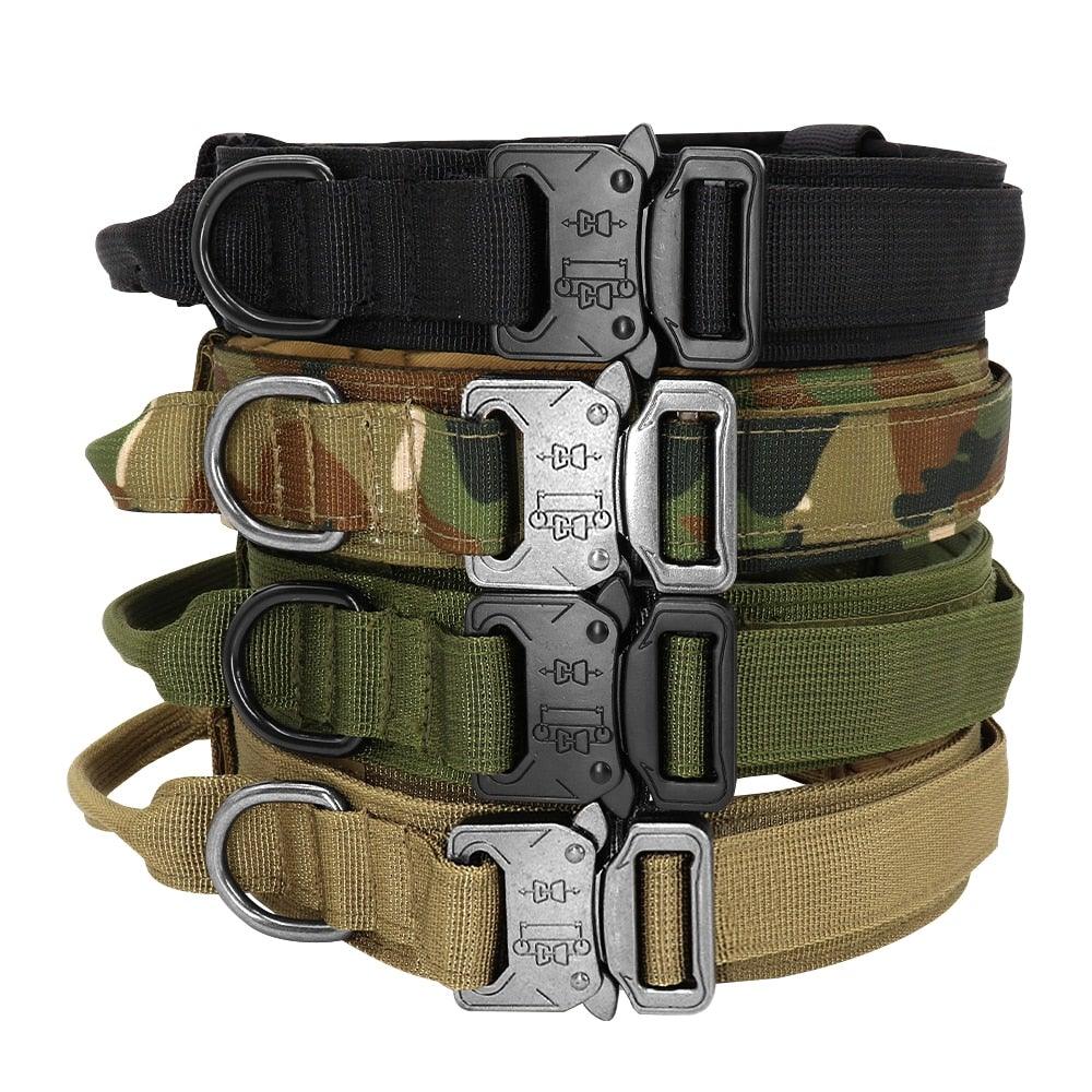 Military Tactical Dog Collar with Control Handle - Smart Shoppers Deal