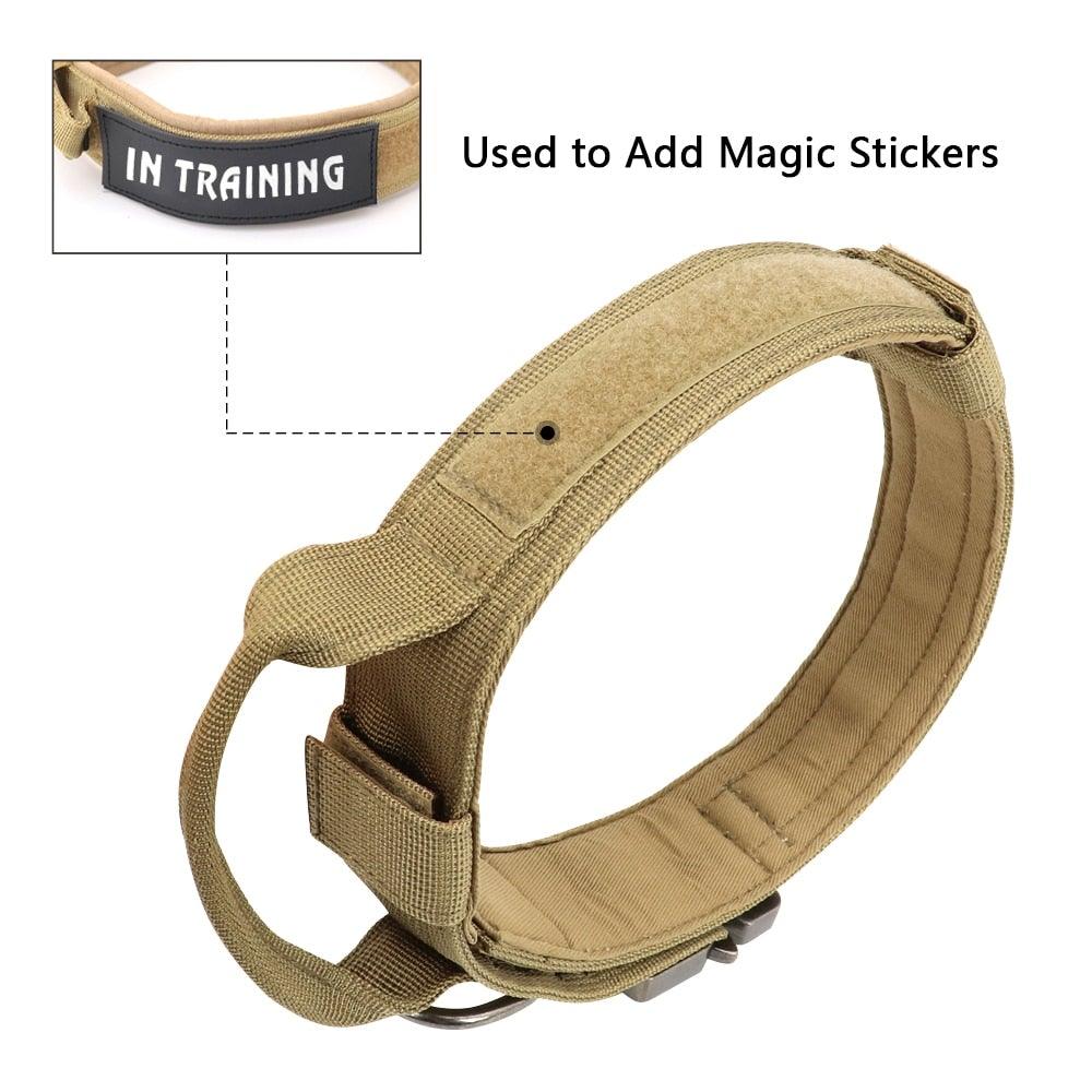 Military Tactical Dog Collar with Control Handle - Smart Shoppers Deal