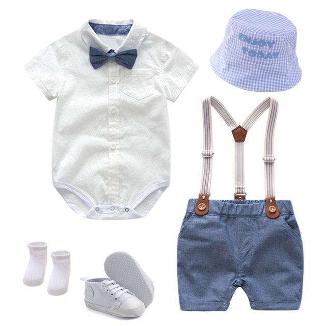 Pure Cotton Baby Boys Clothing Set - Summer Style-2022 - Smart Shoppers Deal