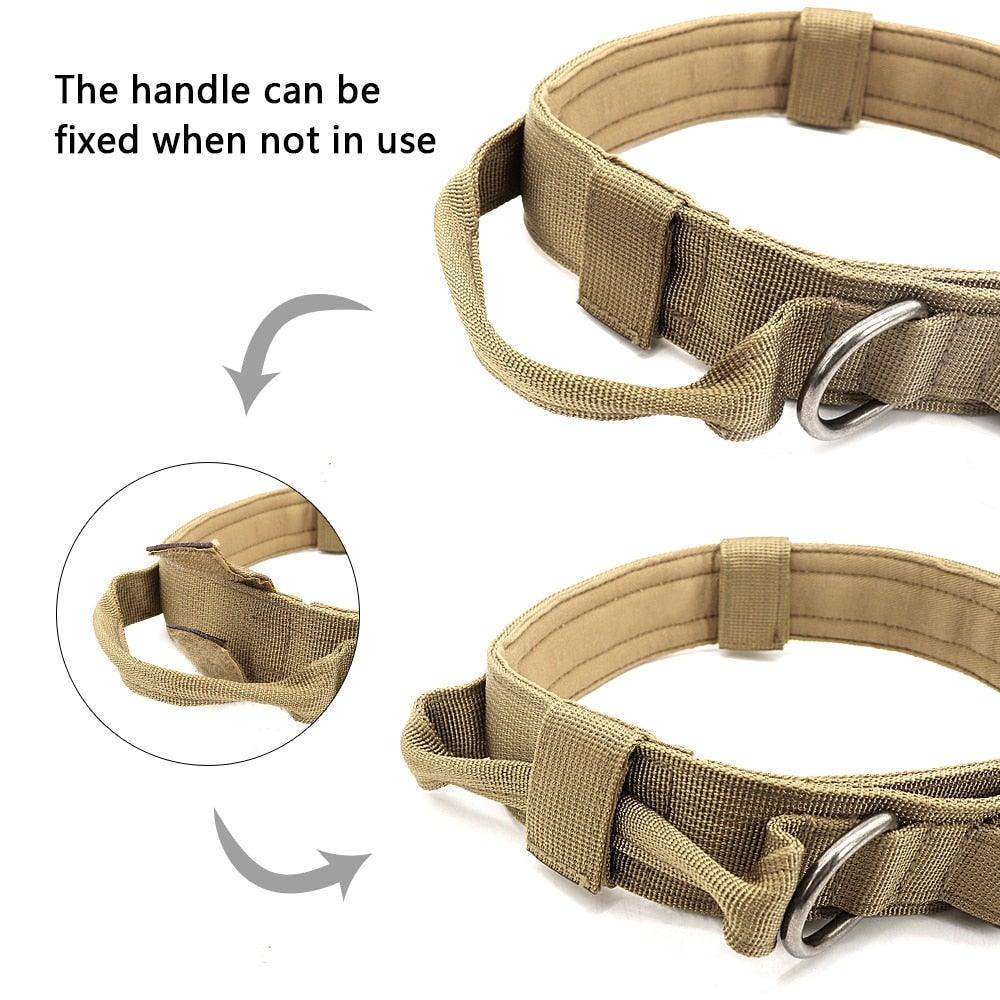 Military Tactical Dog Collar with Control Handle - Smart Shoppers Deal