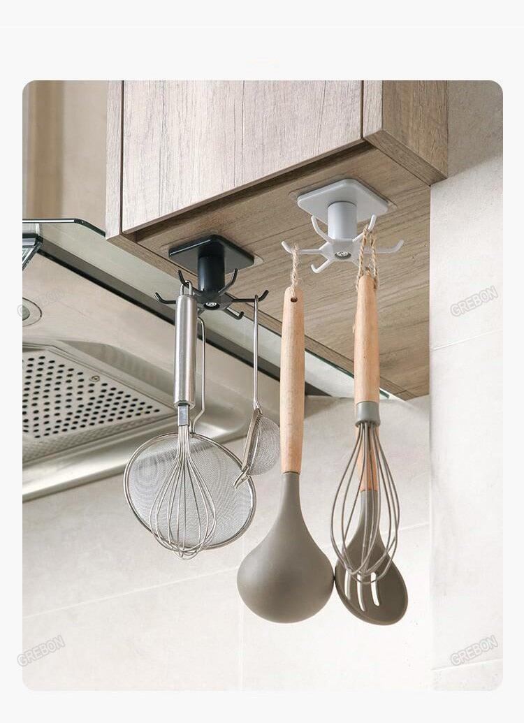 Kitchen and Bathroom Accessories Organizer and Hanger - Space Utilizer - Smart Shoppers Deal