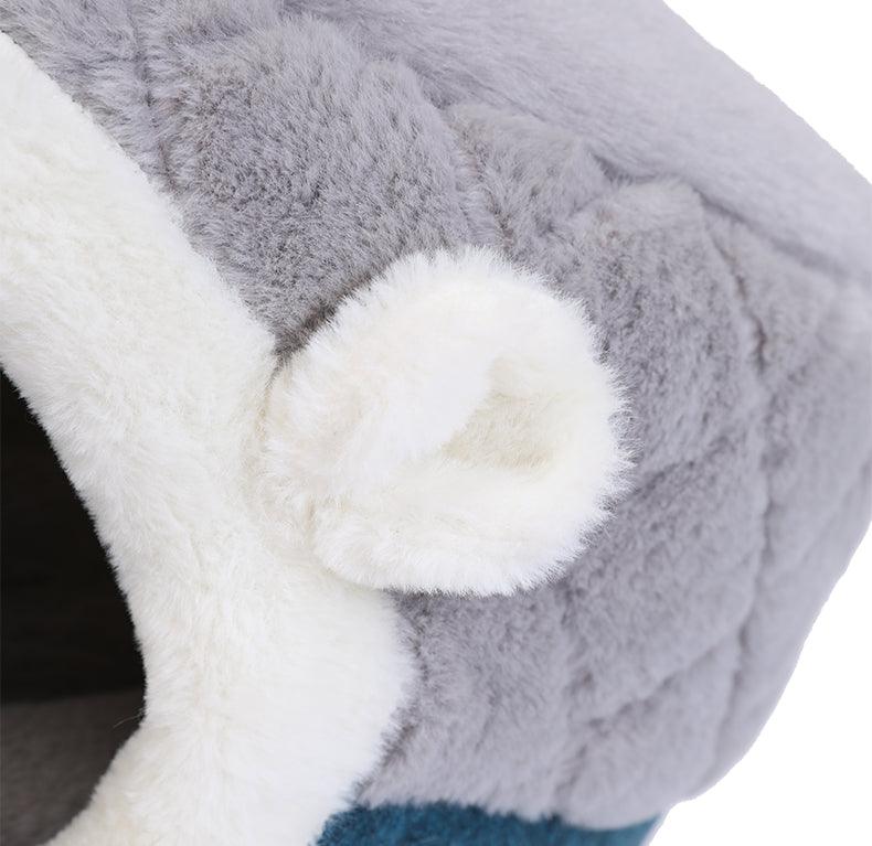 Soft Plush Pets Kennel Bed with Thick Blanket for Extra Comfort | Cat & Dog Bed | 100% Cotton - Smart Shoppers Deal