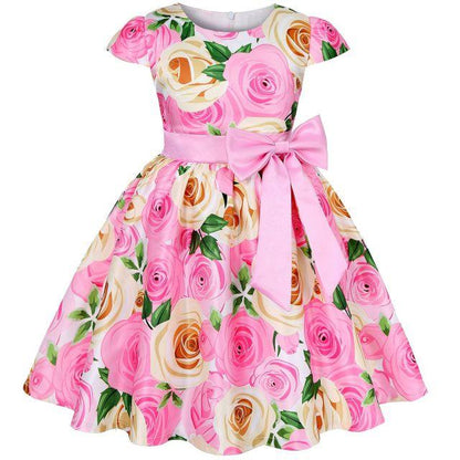 Flower Elegant Causal Princess Party Dresses for Baby Girl - Smart Shoppers Deal