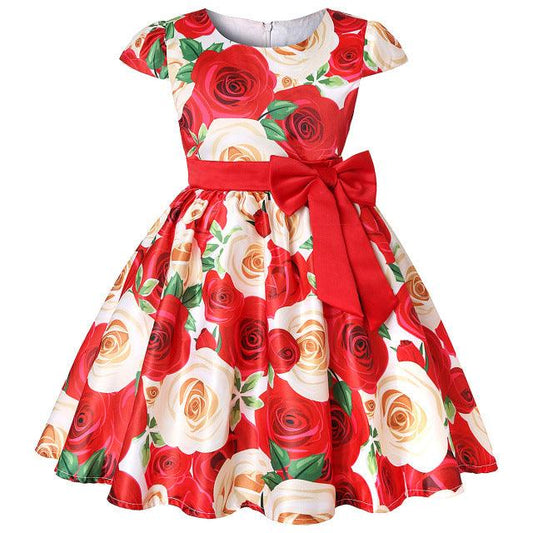 Flower Elegant Causal Princess Party Dresses for Baby Girl - Smart Shoppers Deal