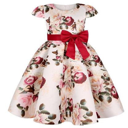 Flower Elegant Causal Princess Party Dresses for Baby Girl - Smart Shoppers Deal